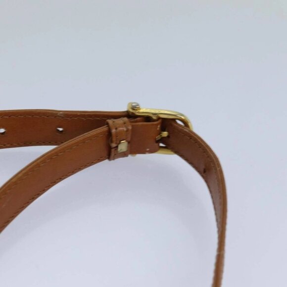 CELINE Macadam Canvas Shoulder Bag Beige Brown Auth 82147 - Picture 9 of 16